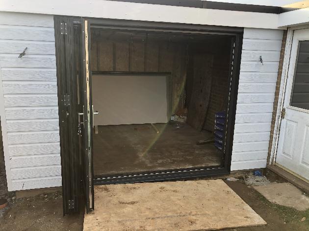 Aluminium Bi-Folding Door, East Sussex.