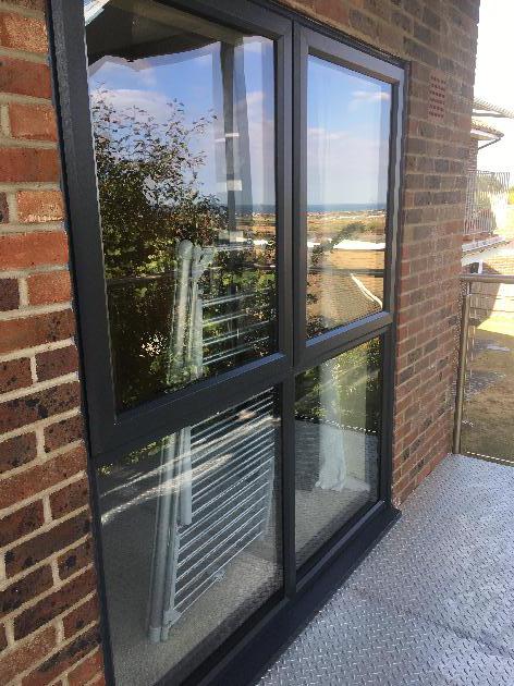 Grey uPVC Window, East Sussex.
