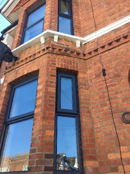 Grey uPVC Window, East Sussex.